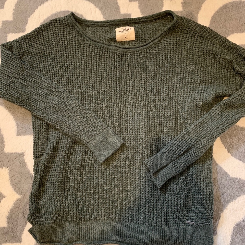 Olive green hollister sweater